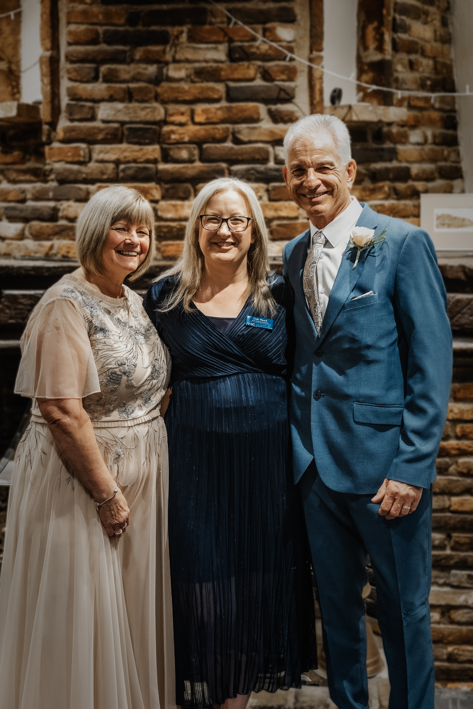 Deb Reed Celebrant Colchester Essex, performing the ceremony at Stephen and Bevs wedding.
